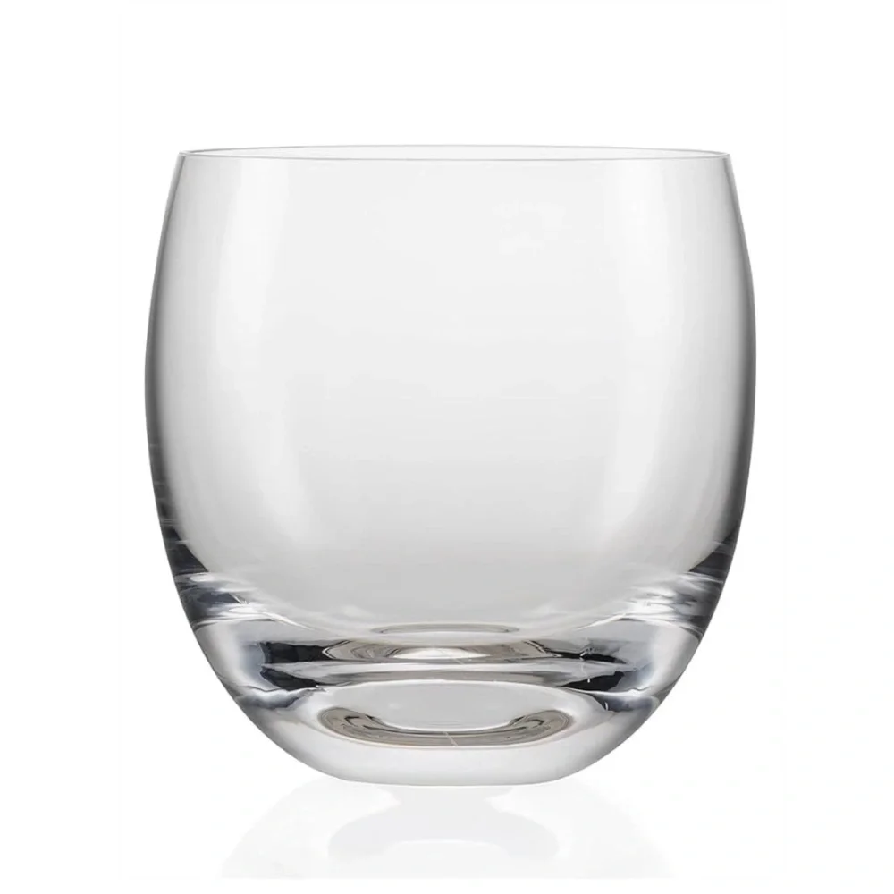 Pasabahce Whisky Glasses Chubby 4-PC Set TURKEY Break Resistant Stackable round